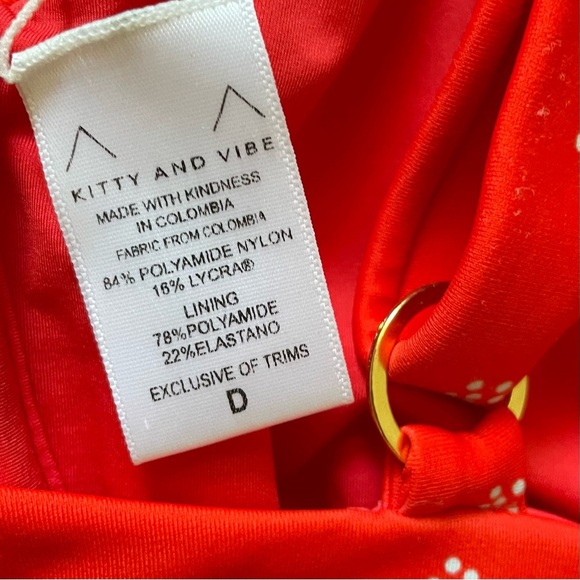 Kitty & Vibe Sofia Underwire Bikini Top in Size D Cup - Picture 3 of 4